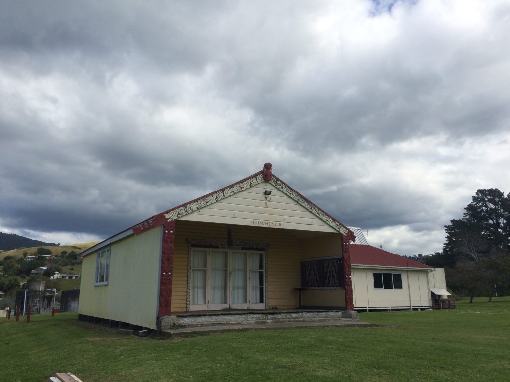 Little Marae in town Tokomaru